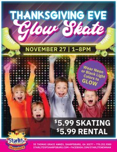 Starlite of Sharpsburg Thanksgiving EVE skate party Cheap skate