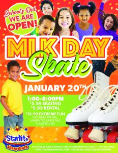 Starlite Family Fun Center MLK Day Skate